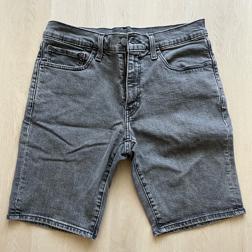 Levi's Men's Charcoal Jean Shorts